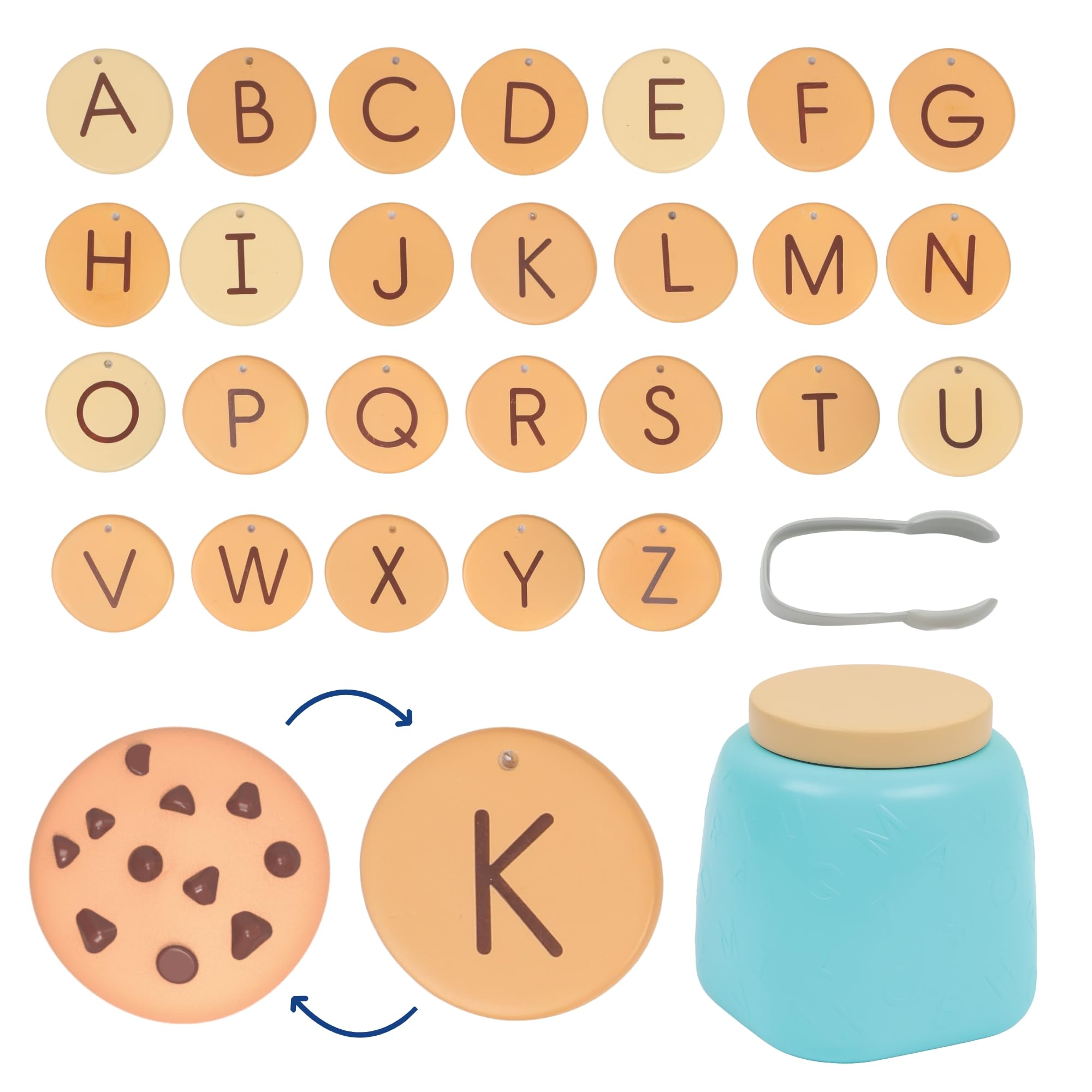 Learning Resources Alphabet Cookie Jar - ABC Toys - Play Food ...