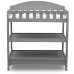 Delta Children Infant Changing Table with Pad, Grey