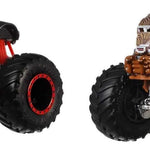 Hot Wheels Monster Trucks 2-Pack, Demolition Doubles Set of 2 Toy Vehicles in 1:64 Scale, for Kids & Collectors (Styles May Vary)