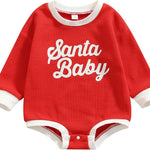 Baby Girl Boy Crewneck Sweatshirt Long Sleeve Romper Oversized Sweater Bodyusuit Pullover Tops Clothes