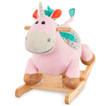 B. toys – Unicorn Rocker – Unicorn Rocking Toy – Wooden Ride – On – Classic Toys for Toddlers, Kids – 18+ Months – Rodeo Rocker – Cleo