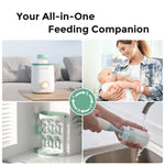 Momcozy Soft Baby Nipple Premium Natural Flow Silicone for Wide-Neck Bottles, BPA-Free, Perfectly Compatible with Momcozy Breast Milk Cooler, Medium (Pack of 2)