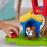 Fisher-Price Little People Toddler Musical Toy Swing & Share Treehouse Playset with 3 Figures for Pretend Play Ages 1+ Years
