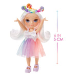 Rainbow High Littles – Opal Raine, Rainbow 5.5" Posable Small Doll with Purse, Magical Pet Unicorn, Girls Toy Gift, Kids Ages 4-12 Years