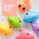 Hely Cancy Bath Toys for Kids - No Hole Baby Toys for 1 Year Old Infant Boys Girls, Shower Water Pool Toys