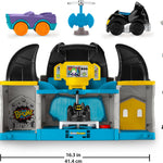 Fisher-Price Little People DC Super Friends Deluxe Batcave, Batman playset with Lights and Sounds Plus 4 Character Figures for Toddlers (Amazon Exclusive)