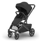 UPPAbaby Cruz V3 Stroller - from Birth + Car Seat Compatible - Full-Size, Reversible Seat - Infant Insert, Bug and Rain Shields Included - Declan (Oat Mélange/Silver Frame/Chestnut Leather)