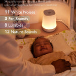 Baby Sound Machine, Momcozy White Noise Machine for Baby Sleeping with Night Light, Toddler Sleep Trainer 34 Soothing Sleep Sounds, Timer, App Remote Control, Personal Sleep Routine Alarm Clock(Blue)