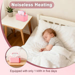 Wipe Warmer, Baby Wipes Dispenser, Large Capacity Baby Wipe Warmer, Wet Wipes Dispenser for Diapers, Wet Wipe Warmer for Home, Car & Travel, USB Rechargeable