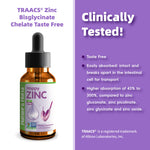 Nature's Nutra Happy Zinc, Premium Liquid Zinc for Baby, Infant, Kids and Children, TRAACS Chelate Zinc, High Bioavailability, Non-GMO, Kosher, 2 Fl. Oz (60ml)