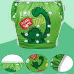 ALVABABY Swim Diapers 3pcs Baby & Toddler Snap One Size Reusable Adjustable Baby Boys' Swim Diapers for Swimming Lessons 3SWY60A