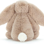 Jellycat Bashful Beige Bunny Stuffed Animal, Medium 12 inches - Rabbit and Bunny Plush Toy - Classic Children's Gift