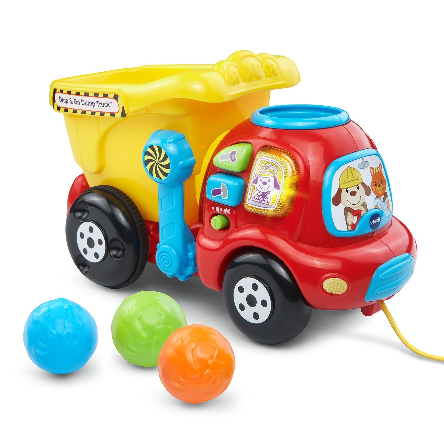 VTech Drop and Go Dump Truck, Orange