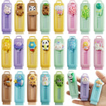24 Pcs Cute Retractable Eraser for Pencils | Kawaii School Supplies Erasers| Back to Schools Essentials|Cute Erasers Supplies| Perfect Back to School Gifts