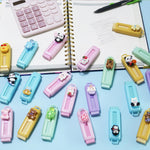 24 Pcs Cute Retractable Eraser for Pencils | Kawaii School Supplies Erasers| Back to Schools Essentials|Cute Erasers Supplies| Easter Basket Stuffers| Perfect Back to School Gifts & Party Favors