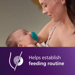 Philips Avent Soothie Baby Pacifiers - 100% Silicone Pacifiers for Babies 3-18 Months, One-Piece Design, BPA-Free, Extra Durable, Green, 4 Pack, Model SCF192/45