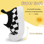 BACSAC Baby Shoes Toddler Shoes Boys Girls Infant Sock Shoes Lightweight Breathable Walking Baby Shoes 6-36 Months Black,9-12 Months