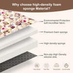 Baby Play Mat - 71" X 59",Premium Thicker Foam Machine Washable, Extra Large Anti-Slip Soft Cushioning Foam Playmats for Babies and Toddlers, Foldable Baby Crawling Mat for Playpen