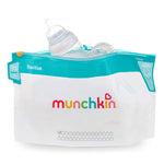 Munchkin Sterilize Microwave Bottle Steam Sterilizer Bags, for Baby Bottles, Pump Parts and More, 30 Uses per Bag, 6 Pack