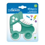 Dr. Brown's Ridgees Roller Skate Baby Teether, Massaging Multi-Texture Teething Toy for Babies, BPA-Free, 3m+