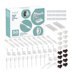 Inaya Complete Baby Proofing Kit - Child Safety Hidden Locks for Cabinets & Drawers, Adjustable Safety Latches, Corner Guards and Outlet Covers - Baby Proof Pack to Keep Your Child Safe at Home
