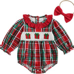 St Patricks Day Baby Girl Outfit Newborn Shamrock Bubble Romper Shirt Cute Bow Onesie Infant Spring Summer Clothes