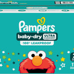 Pampers Diapers - Baby Dry - Size 2, 112 Count, Absorbent Disposable Infant Diaper (Packaging May Vary)