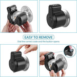 Door Knob Lock Combination Child Proof Door Knob Cover Lock Out Device for Bedroom, Bathroom,Faucet, Water Gas Valve, Temporary Door Handle Lock Prevents Access to Keyhole Dementia Elderly