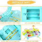 Baby Musical Toys 3 in 1 Piano Keyboard Xylophone Drum Set for 1 Year Old Girls Boys Toys Age 2 Music Instrument Learning Toys Toddlers 1-3 0-2 First Birthday Gift Infant Baby Toys 6 9 12 18 Month