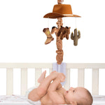 Lambs & Ivy Country Western Cowboy Hat Musical Baby Crib Mobile Soother Toy
