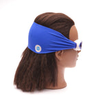 Splash Place SWIM GOGGLES with Fabric Strap - ROYAL | Adult & Kids Swim Goggles - Won't Pull Your Hair - Purple Goggles for Swimming