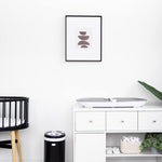 Ubbi Steel Diaper Pail, Odor Locking, No Special Bag Required, Award-Winning, Registry Must-Have, Matte Black