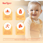 MARYRUTH'S Infant & Baby Vitamin C Supplement | USDA Organic Vitamin C Liquid Drops for Infants | Ages 6-12 Months | Immune Support | Overall Health | Vegan | Non-GMO | Gluten Free | 2 Fl Oz