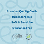 Hello Bello Extra Gentle Unscented Baby Wipes, Plant Based, Made with 99% Water and Aloe for Babies and Kids, 60 Count (Pack of 9) Total 540 Count