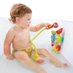 Yookidoo Submarine Spray Station Kids Bath Toy (Ages 2+) Mold-Free, Wall-Mounted, Battery-Operated Shower Head & Spin N Sprinkle Set for Fun Baby Bathtime Play with Magical Water Effects