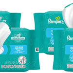 Pampers Baby Clean Wipes, Baby Fresh Scented, 1 Flip-Top Pack (72 Wipes Total) (Pack of 4)