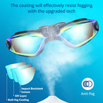 Aegend Swim Goggles, Swimming Goggles No Leaking Full Protection Adult Men Women Youth