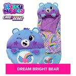 Happy Nappers: Care Bears Sleep Sack Large - Dream Bright Bear - 66 x 30, 2-in-1: Plush Character Opens Into Sleeping Bag, Soft Play Animal, Kids 7+