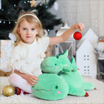 Yeqivo Dinosaur Stuffed Animals, Cute Dinosaur Plush Toys, Dinosaur Plush Soft Dino Plushie for Boys Girls Kids 50CM/19.7Inch