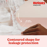 Huggies Snug & Dry Baby Diapers, Size 6 (35+ lbs), 19 Ct (Pack of 2)