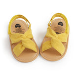 AKINGIO Infant Baby Girls Boys Summer Sandals Premium Unisex Non Slip Rubber Soft Sole Breathable Toddler First Walker Outdoor Beach Shoes Yellow 11CM