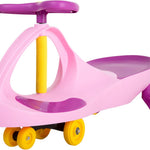 Wiggle Car - Ride on Toy for Ages 3 and Up - Toddler Ride on Toys with no Batteries, Gears, or Pedals Just Twist, Wiggle, and Go by Lil’ Rider (Blue)