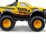 Tonka Steel Classics 4x4 Pickup Truck - Made with Steel & Sturdy Plastic, Yellow Toy Construction Truck, Boys and Girls, Kids, Toddlers, Ages 3+