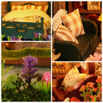 Foyucool DIY Miniature House Kits, Tiny House Kit, Doll House Kits for Adults to Building, Unique Gift for Birthday Mothers Day, Castle Forest Adventure