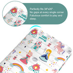 Moonlightfamily 3 Inch 38" Lx26 W Mattress, No Gaps Edge Reinforcement High Density Foam, Odorless and Steady, Certipur-us and Oeko -tex Certified, Princess