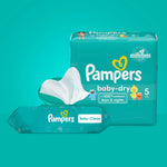 Pampers Baby Clean Wipes, Baby Fresh Scented, 1 Flip-Top Pack (72 Wipes Total) (Pack of 4)