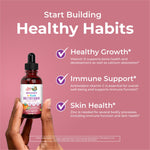 MARYRUTH'S Organics Multivitamin with Iron for Infants | USDA Organic | Liquid Drops for Babies 6-12 Months | Immune Support & Overall Wellness | Vegan | Non-GMO | Gluten Free | 2 Fl Oz