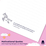 Holam Inspirational Journaling Notebook Aesthetic - A5 Small Journal for Kids | Cute Notebook for Writing, Drawing, Doodling Note-taking and More | 8.3"x5.8" | Dream Model