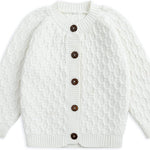 Simplee kids Baby Cardigan Cable Knit Toddler Cardigan Long Sleeve Fall Winter Open Front Knit Sweaters