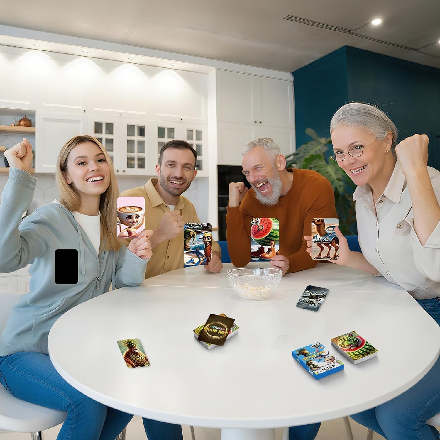 92PCS Italian Brainrot Cards,Collection Tralalero Tralala and Tung Tung Tung Sahur,Fun Fantasy Animal Cards,for Fans/Kids/Collectors Gold Card Flash Card Collection Gifts (No Repetition)